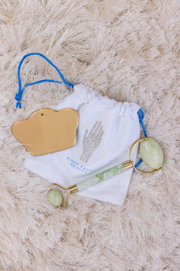 Aimee Raupp Beauty Jade Roller & Gua Sha Set - Image 2