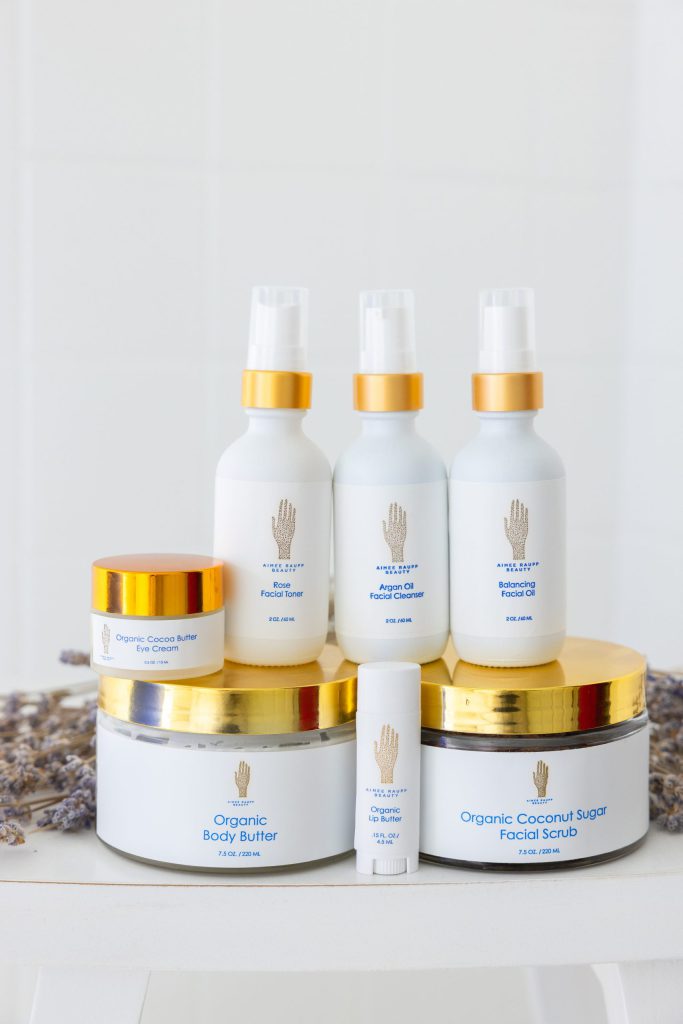 Aimee Raupp Beauty natural and organic skincare products – non-toxic fertility-friendly self care