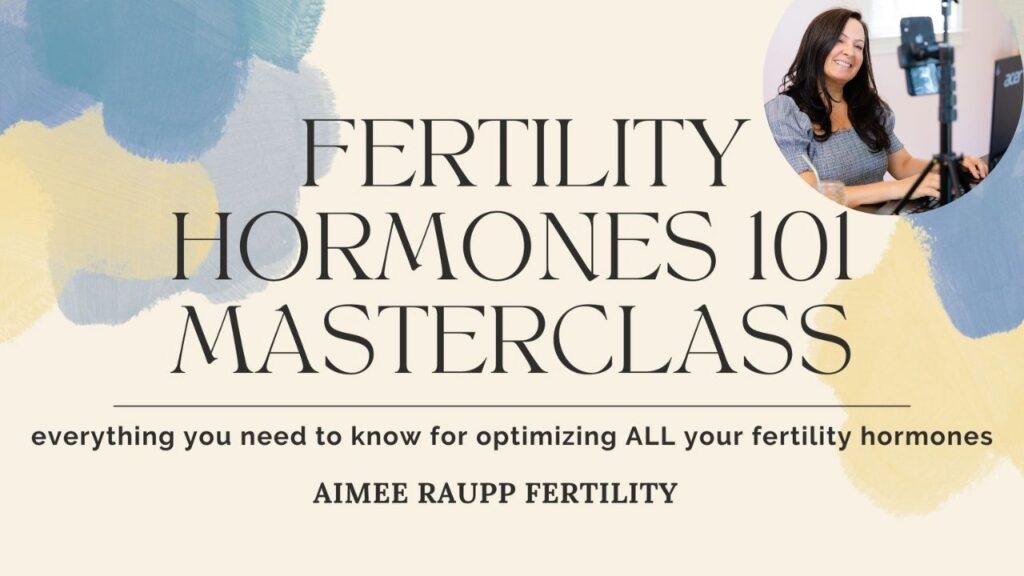 Aimee Raupp Fertility Hormones 101 Masterclass – learn how to interpret hormone labs for fertility